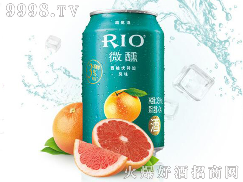 銳澳微醺西柚伏特加雞尾酒【3°330ml】