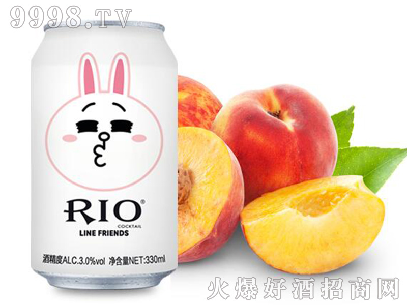 銳澳白桃味預調(diào)雞尾酒【3°330ml】