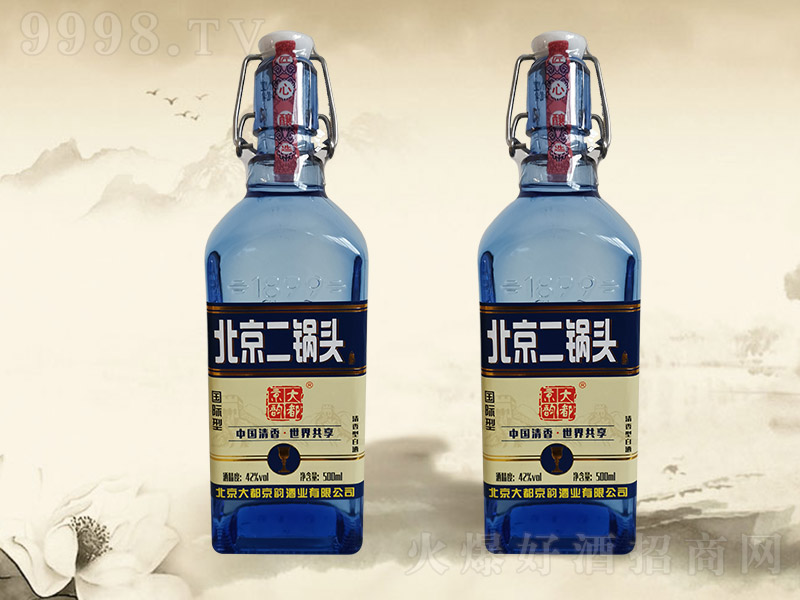 大都京韻國(guó)際型二鍋頭酒 清香型白酒【42° 500ml】
