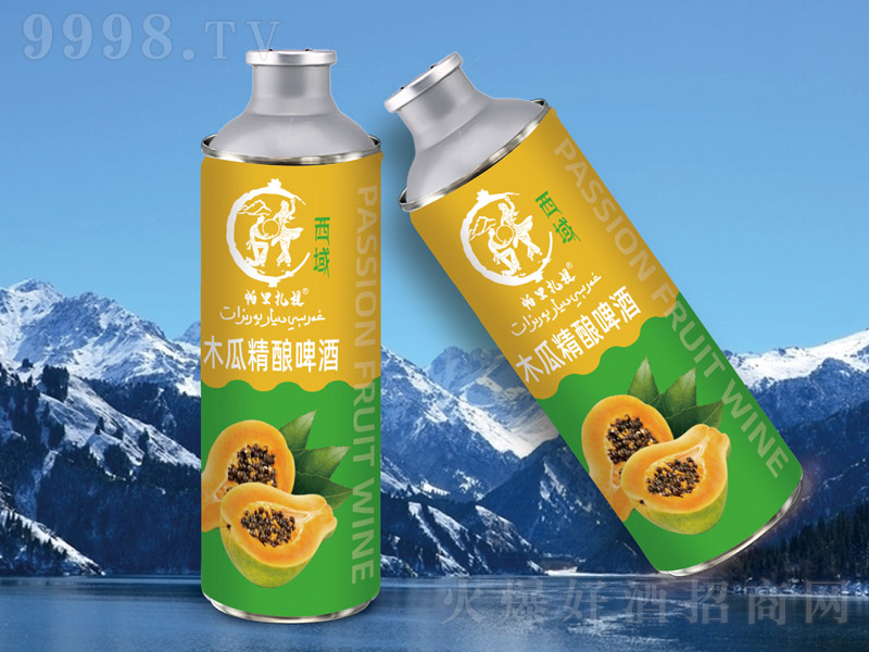 西域帕里扎提精釀小麥白啤木瓜味【11°9°1000ml】