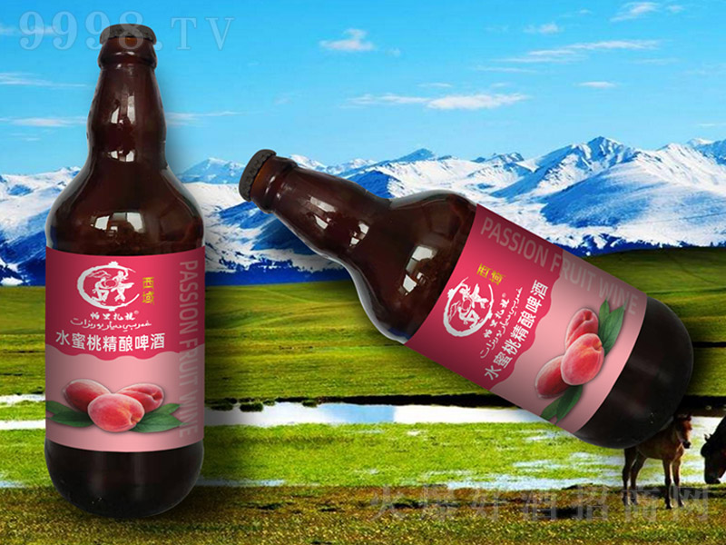 西域帕里扎提精釀小麥白啤水蜜桃味【11°9° 296ml】