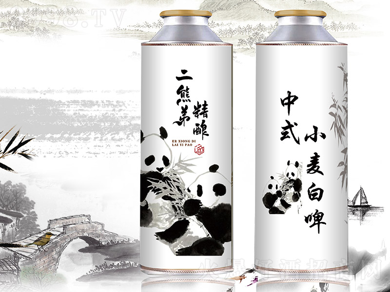 二熊弟精釀小麥白啤【13.5° 1L】
