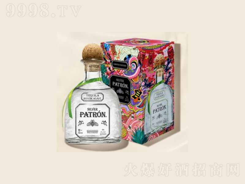 培恩銀樽龍舌蘭酒插畫【40°750ml】