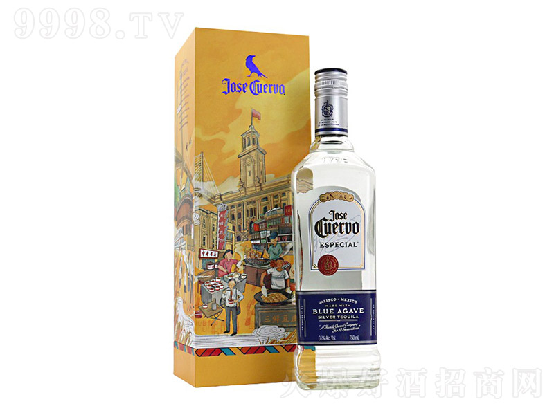 豪帥銀標(biāo)龍舌蘭酒快活特醇禮盒【38°750ml】