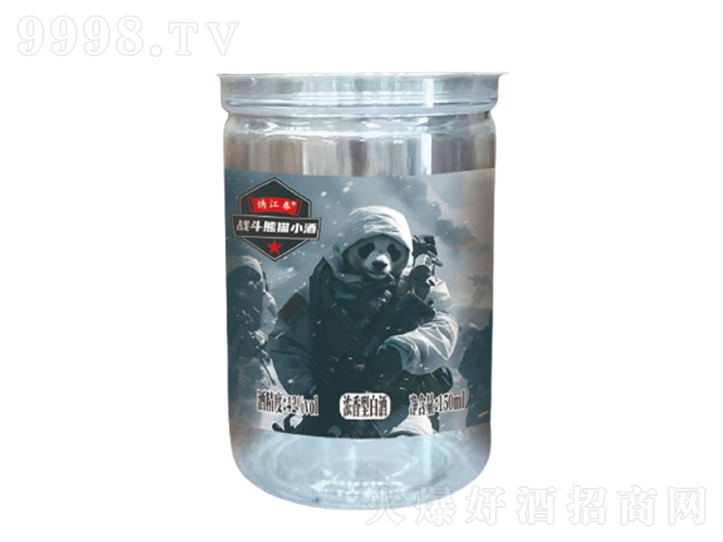 繡江春戰(zhàn)斗熊貓小酒濃香型白酒【42度150ml】