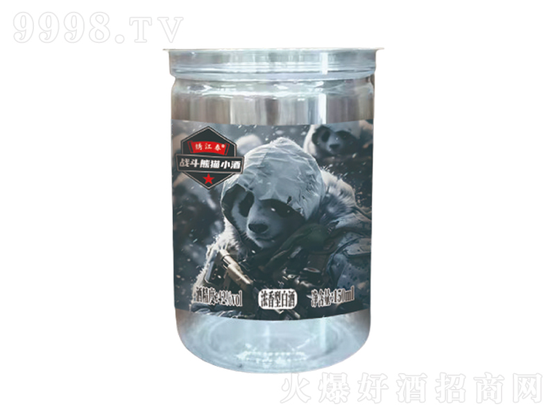 繡江春戰(zhàn)斗熊貓小酒濃香型小酒【42度150ml】