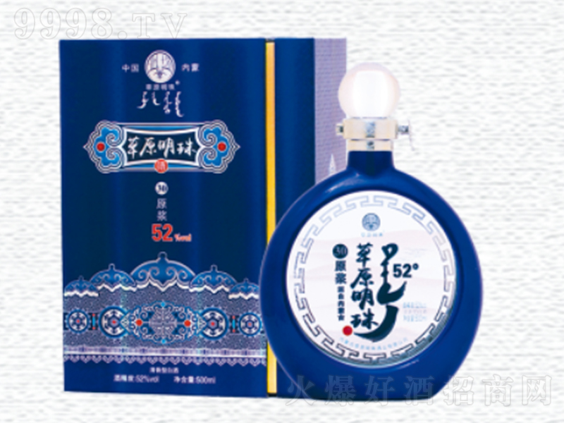 草原明珠原漿酒30 清香型【52°500ml】
