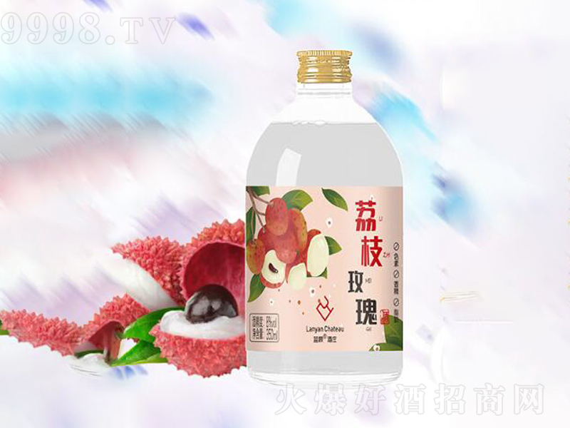 荔枝玫瑰酒果酒【8度350ml】