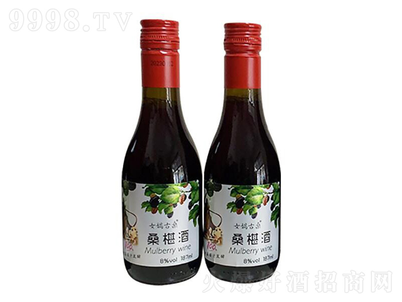 桑葚酒純發(fā)酵果酒女士低度紅酒【8度187ml】