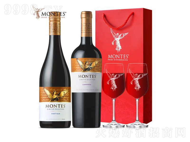 智利原瓶進(jìn)口紅酒蒙特斯montes葡萄酒750ml