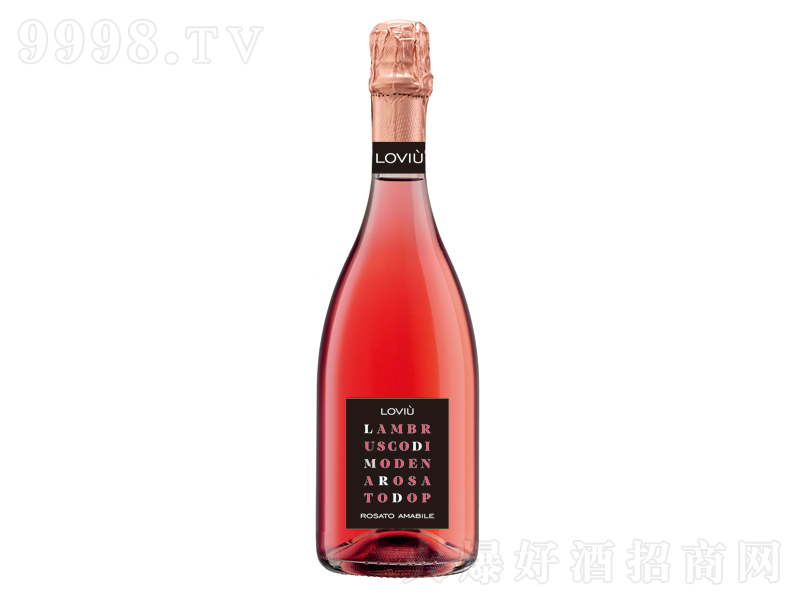 愛(ài)情藍(lán)布魯斯科半甜桃紅起泡葡萄酒750ml