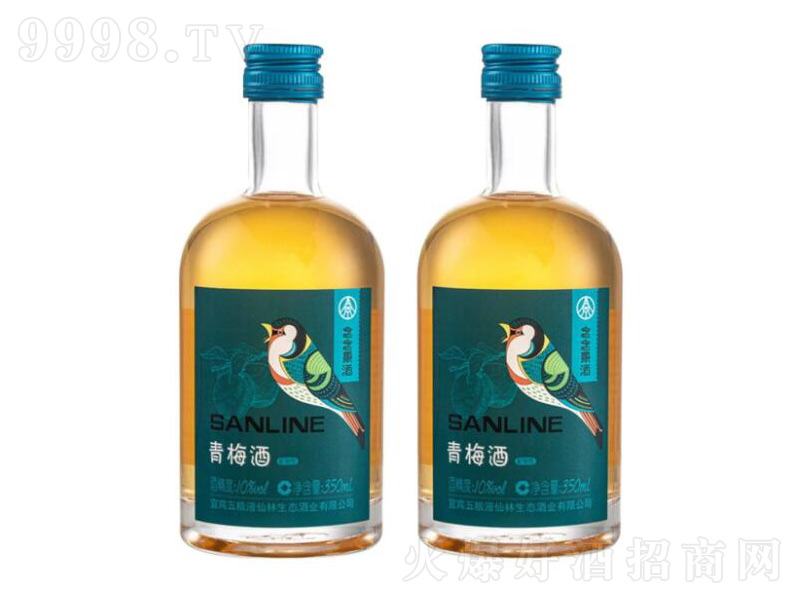 五糧仙林生態(tài)青梅女士果酒低度配制酒【10°350ML】