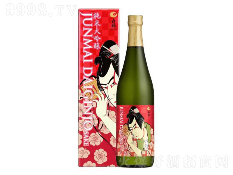 白鶴浮世繪純米大吟釀清酒720ml