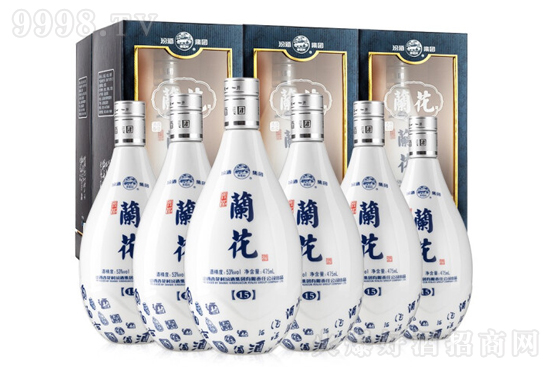 53°汾酒晉都蘭花酒475ml價(jià)格，多少錢？