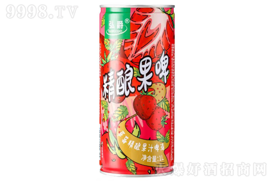 3.3°弘爵原漿草莓精釀啤酒1L價(jià)格，多少錢(qián)？